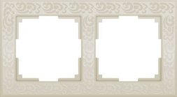 Рамка на 2 поста (слоновая кость) W0022303 Werkel