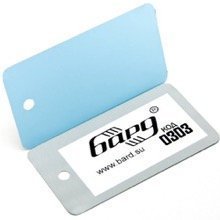 Торцевой П-образ.профиль, голубой 4м